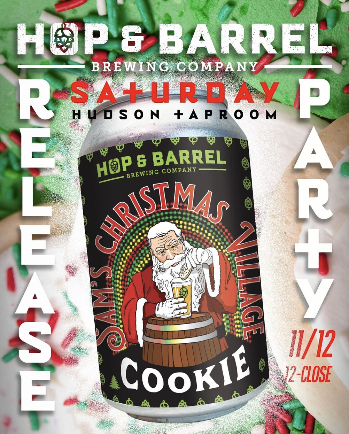 Hop and Barrel cookie beer